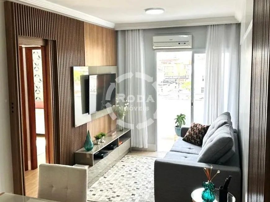 Foto 1 de Apartamento com 2 Quartos à venda, 75m² em Marapé, Santos