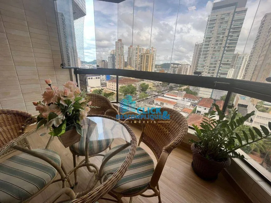 Foto 1 de Apartamento com 4 Quartos à venda, 202m² em Ponta da Praia, Santos