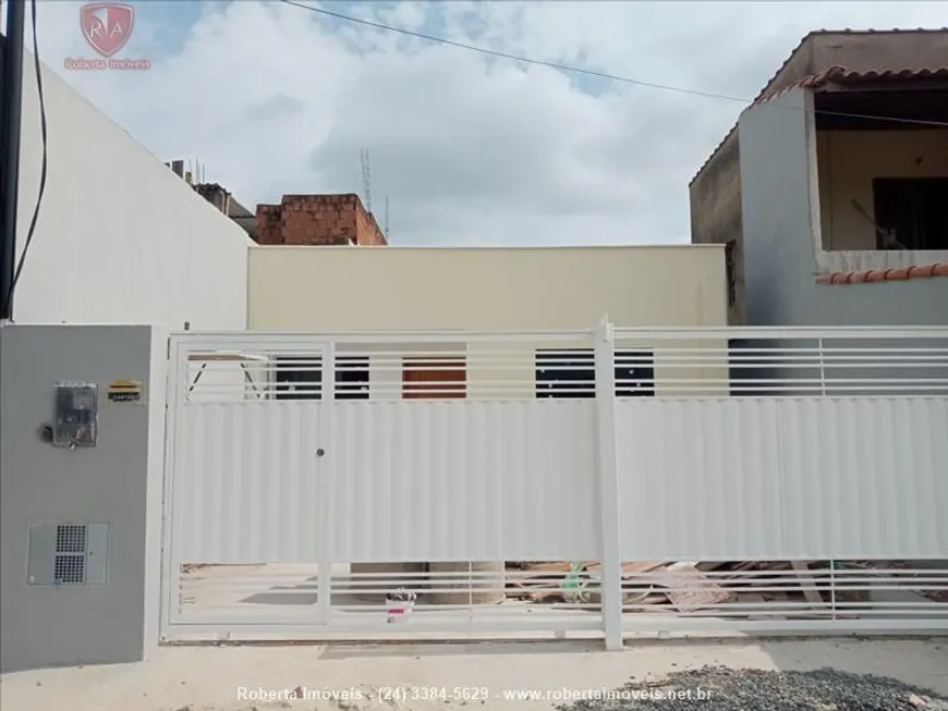 Foto 1 de Casa com 2 Quartos à venda, 100m² em Morada do Contorno, Resende
