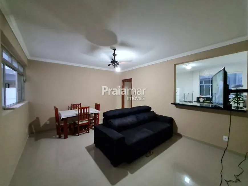 Foto 1 de Apartamento com 3 Quartos para alugar, 130m² em Embaré, Santos