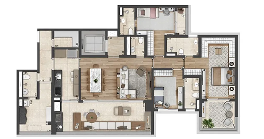 Foto 1 de Apartamento com 3 Quartos à venda, 174m² em Perdizes, São Paulo