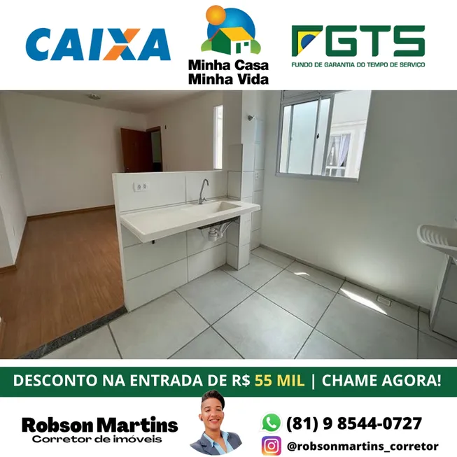 Foto 1 de Apartamento com 2 Quartos à venda, 40m² em Cavaleiro, Jaboatão dos Guararapes