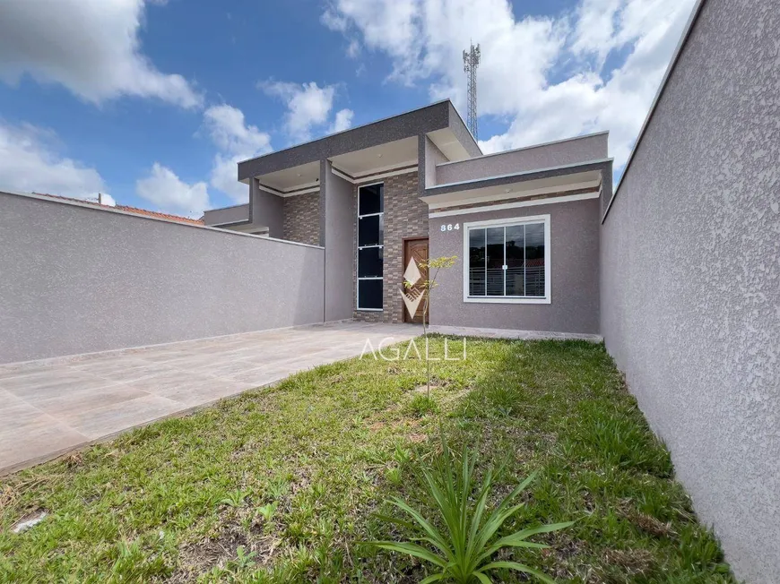Foto 1 de Casa com 3 Quartos à venda, 86m² em Gralha Azul, Fazenda Rio Grande