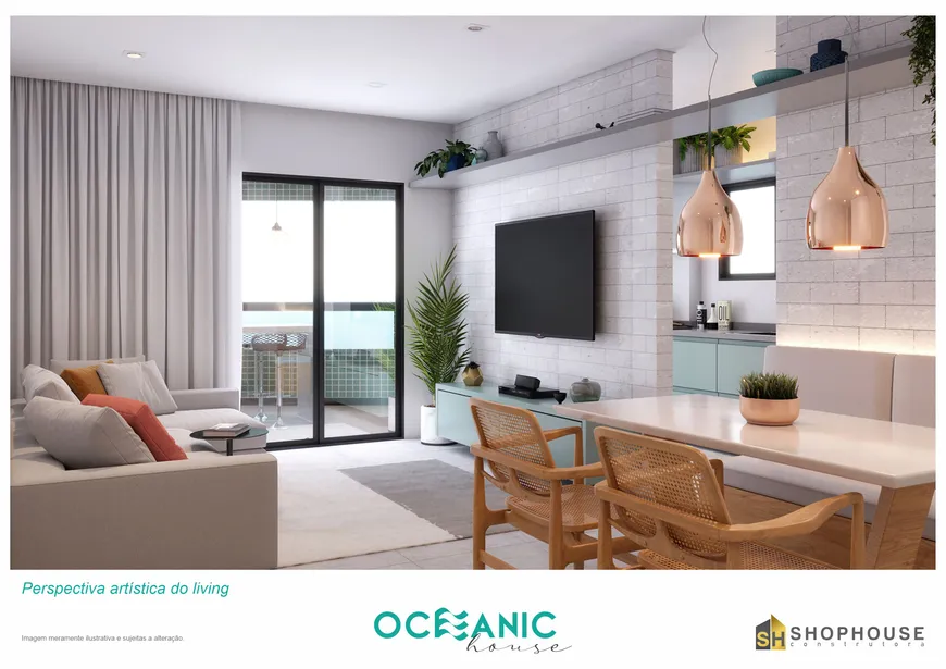 Foto 1 de Apartamento com 2 Quartos à venda, 59m² em Maracanã, Praia Grande