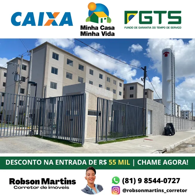 Foto 1 de Apartamento com 2 Quartos à venda, 40m² em Guabiraba, Recife