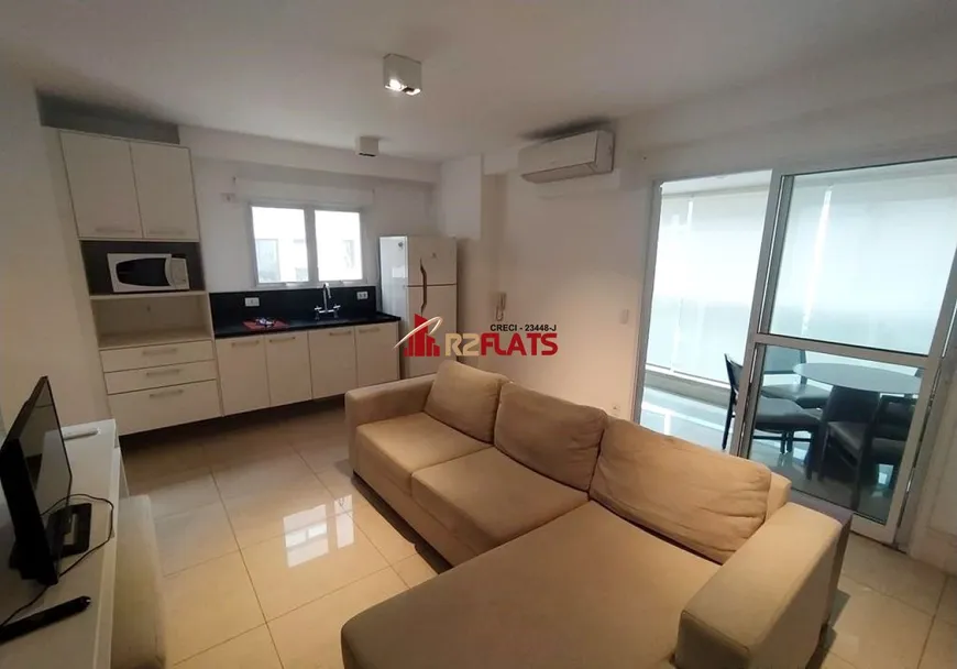 Foto 1 de Flat com 1 Quarto para alugar, 52m² em Itaim Bibi, São Paulo