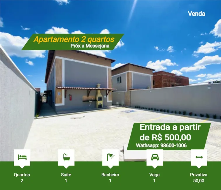 Foto 1 de Apartamento com 2 Quartos à venda, 50m² em Pedras, Fortaleza