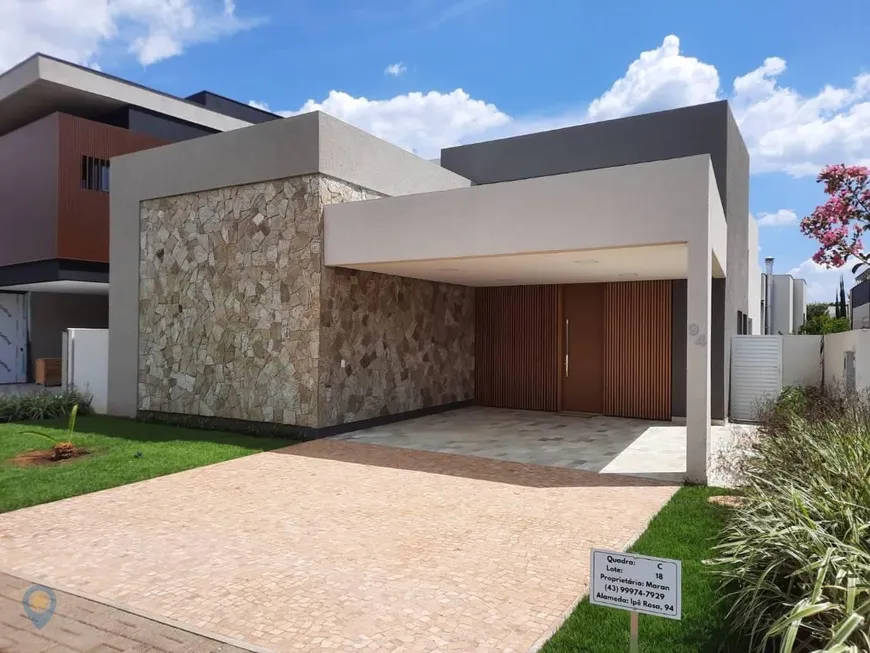 Foto 1 de Casa de Condomínio com 3 Quartos à venda, 178m² em ALPHAVILLE 2, Londrina