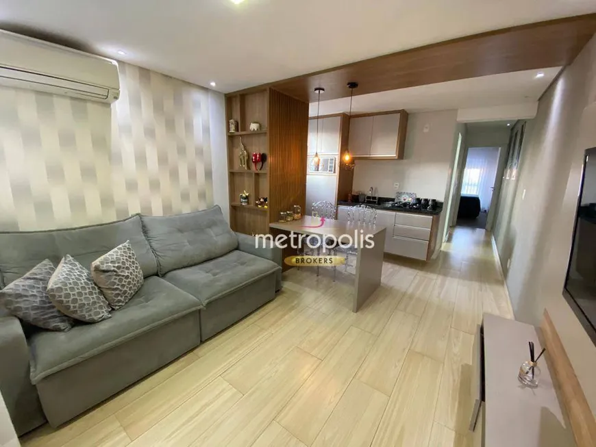 Foto 1 de Apartamento com 2 Quartos à venda, 53m² em Jardim, Santo André
