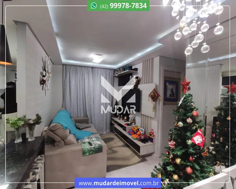 Foto 1 de Apartamento com 2 Quartos à venda, 50m² em Uvaranas, Ponta Grossa