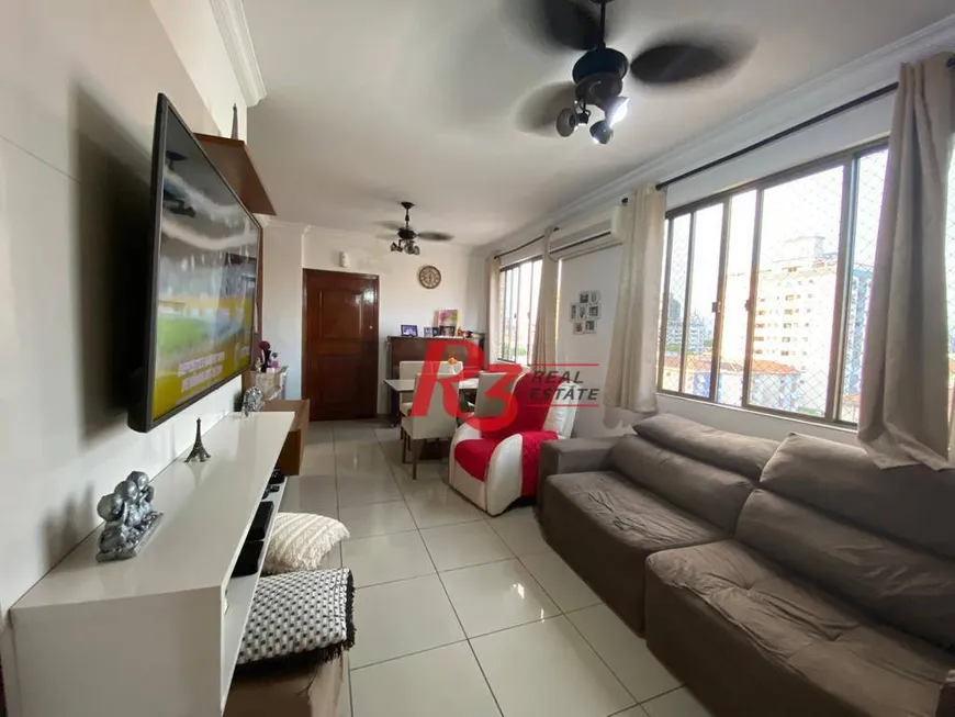 Foto 1 de Apartamento com 3 Quartos à venda, 80m² em Aparecida, Santos