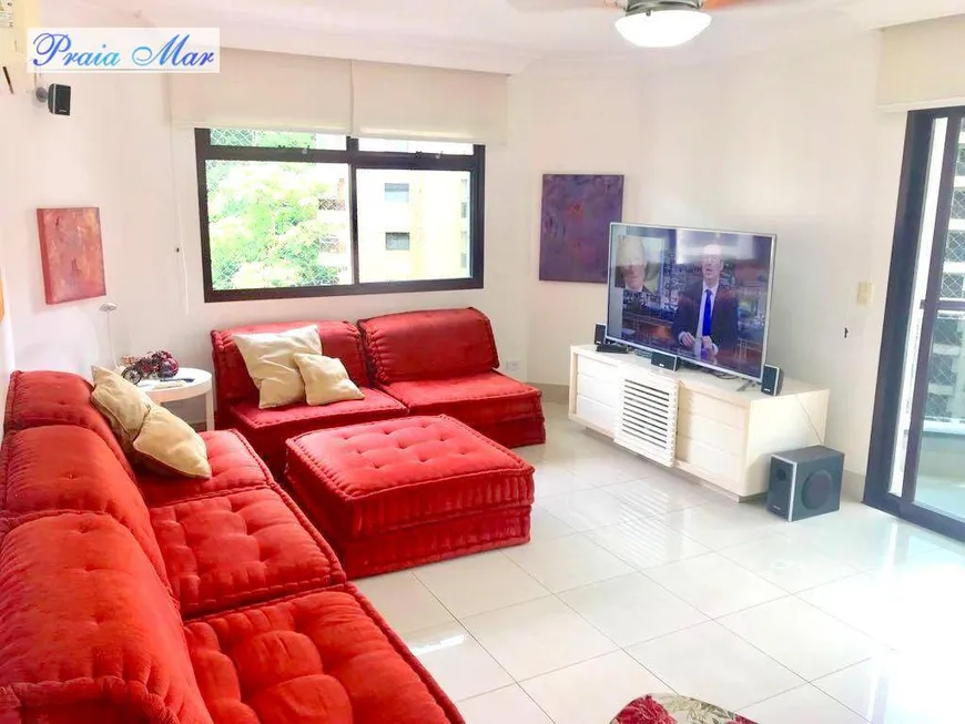 Foto 1 de Apartamento com 4 Quartos à venda, 170m² em Pitangueiras, Guarujá