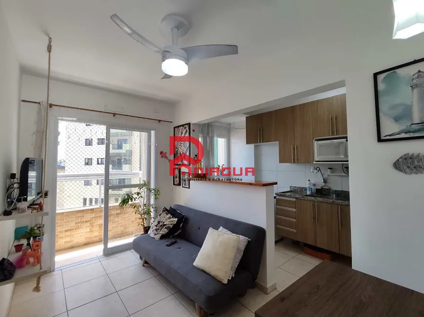 Foto 1 de Apartamento com 1 Quarto à venda, 35m² em Vila Guilhermina, Praia Grande