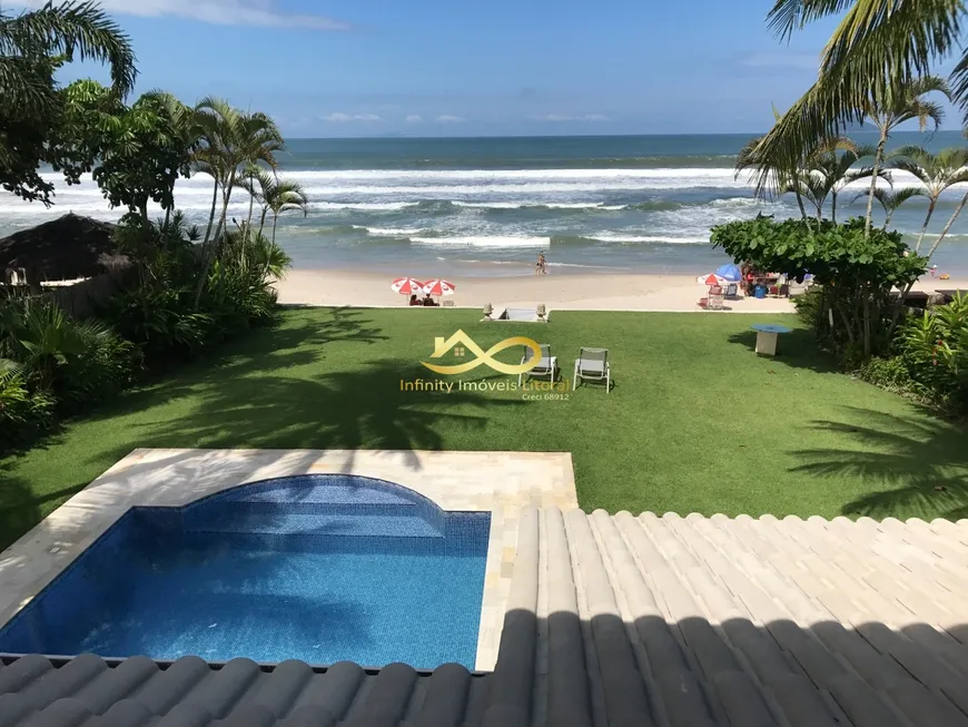 Foto 1 de Casa com 5 Quartos para alugar, 200m² em Praia de Juquehy, São Sebastião