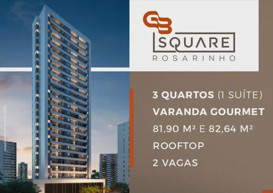 Foto 1 de Apartamento com 3 Quartos à venda, 82m² em Encruzilhada, Recife