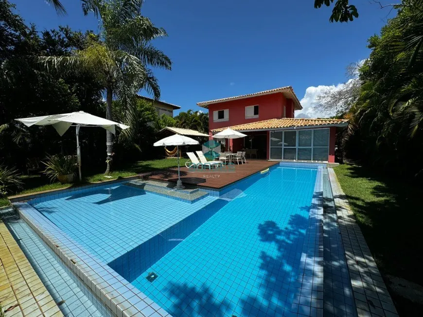 Foto 1 de Casa de Condomínio com 4 Quartos à venda, 282m² em Sauípe de Dentro, Mata de São João