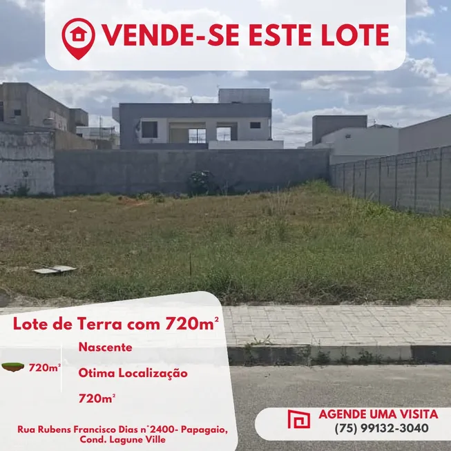 Foto 1 de Lote/Terreno à venda, 720m² em Papagaio, Feira de Santana