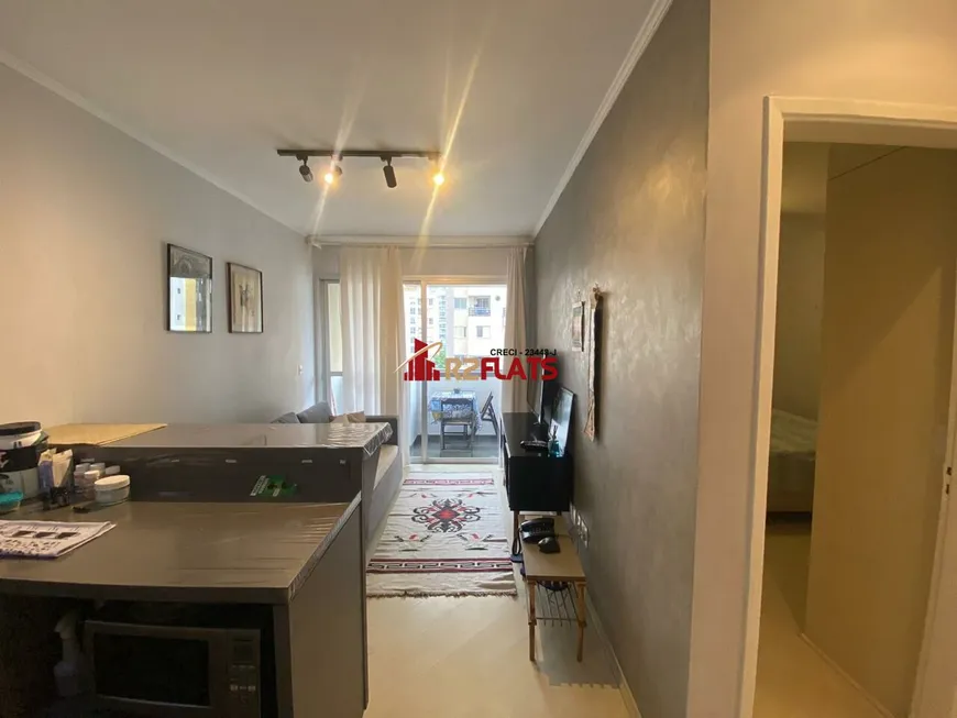 Foto 1 de Flat com 1 Quarto para alugar, 36m² em Moema, São Paulo