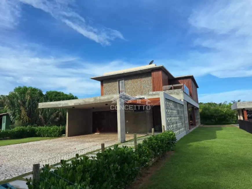 Foto 1 de Casa com 4 Quartos para venda ou aluguel, 390m² em Busca Vida Abrantes, Camaçari