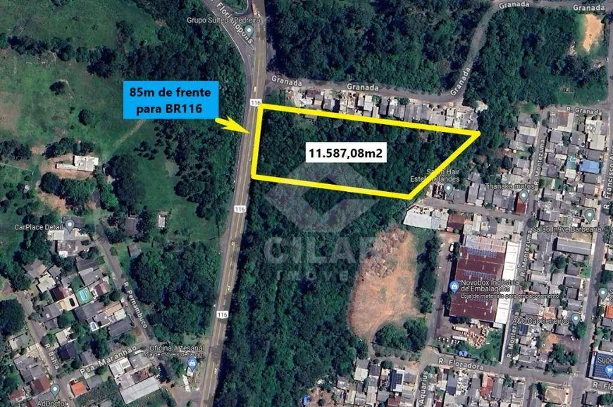 Foto 1 de Lote/Terreno à venda, 11587m² em Roselândia, Novo Hamburgo