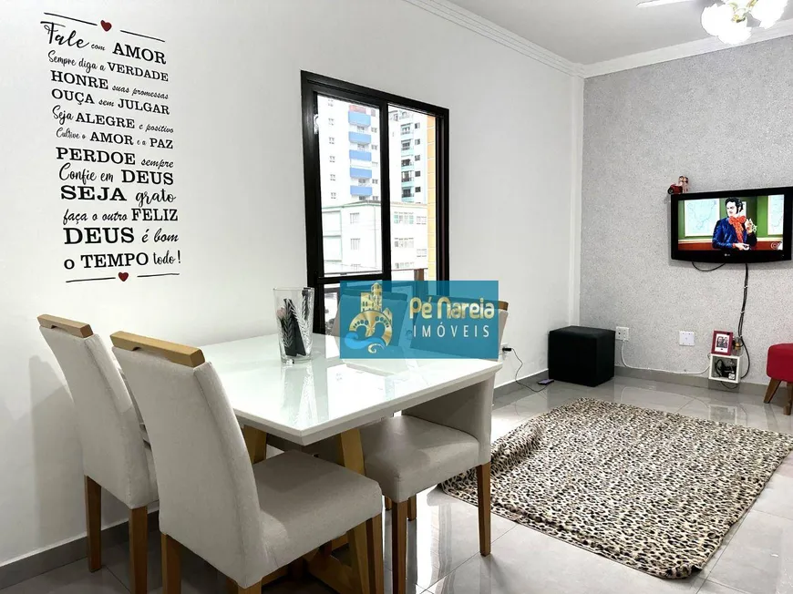 Foto 1 de Apartamento com 1 Quarto à venda, 58m² em Vila Guilhermina, Praia Grande