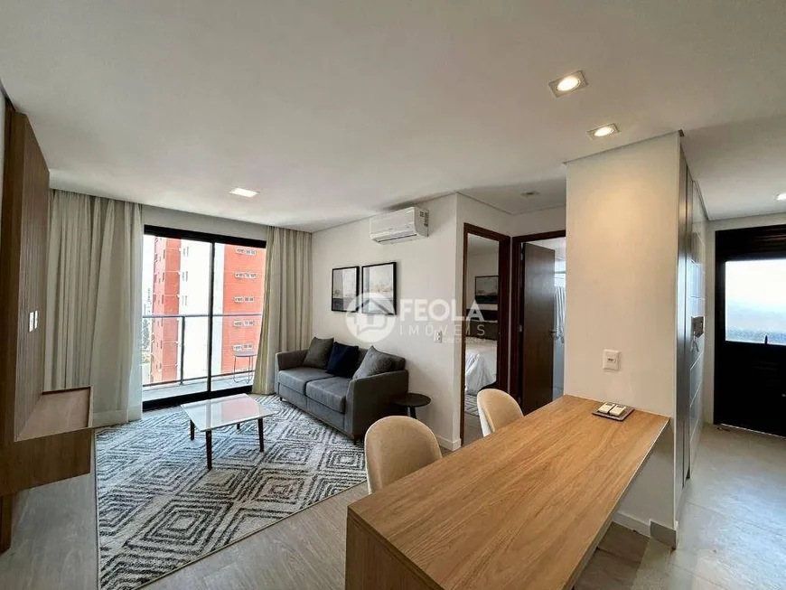 Foto 1 de Apartamento com 1 Quarto para alugar, 51m² em Cambuí, Campinas