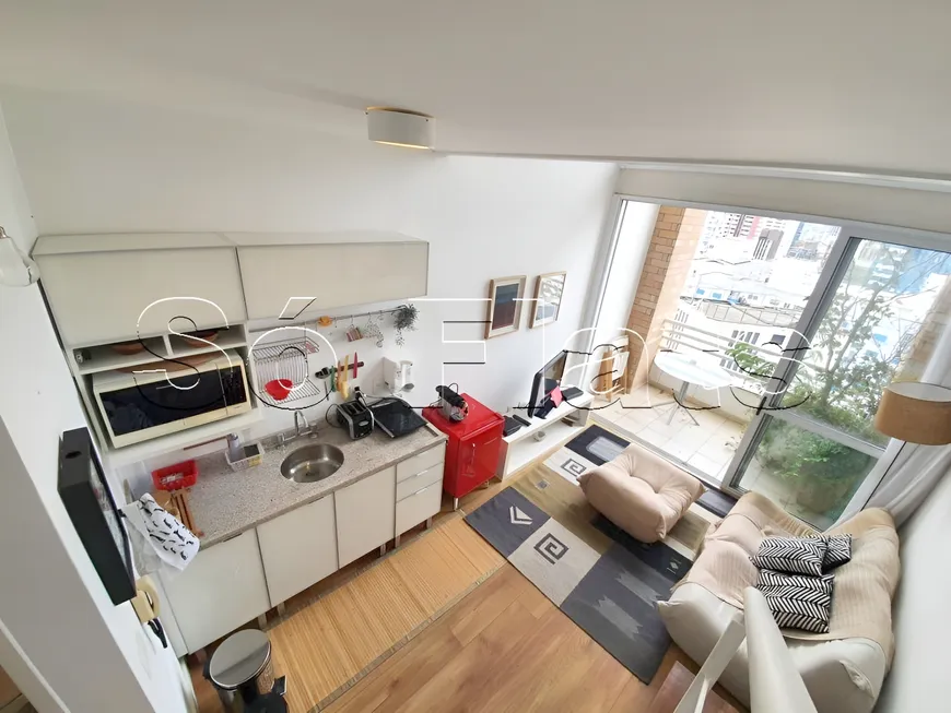 Foto 1 de Flat com 1 Quarto à venda, 39m² em Brooklin, São Paulo