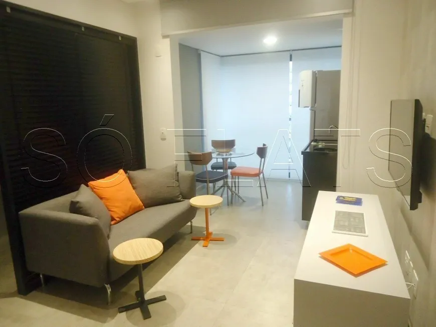 Foto 1 de Flat com 1 Quarto para alugar, 27m² em Jardim Paulista, São Paulo