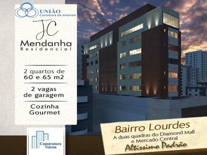 Foto 1 de Apartamento com 2 Quartos à venda, 60m² em Lourdes, Belo Horizonte