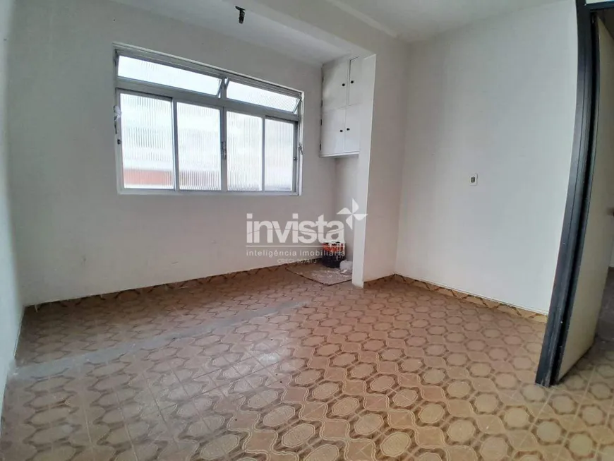 Foto 1 de Sala Comercial com 1 Quarto para alugar, 60m² em Pompeia, Santos