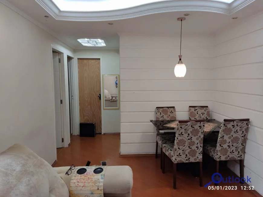 Foto 1 de Apartamento com 2 Quartos à venda, 51m² em Campanário, Diadema