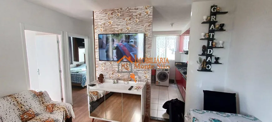 Foto 1 de Apartamento com 2 Quartos à venda, 43m² em Jardim São Domingos, Guarulhos