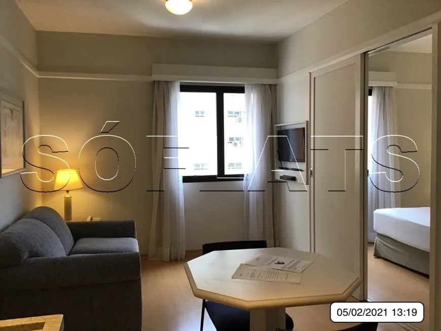 Foto 1 de Flat com 1 Quarto para alugar, 35m² em Jardim Paulista, São Paulo