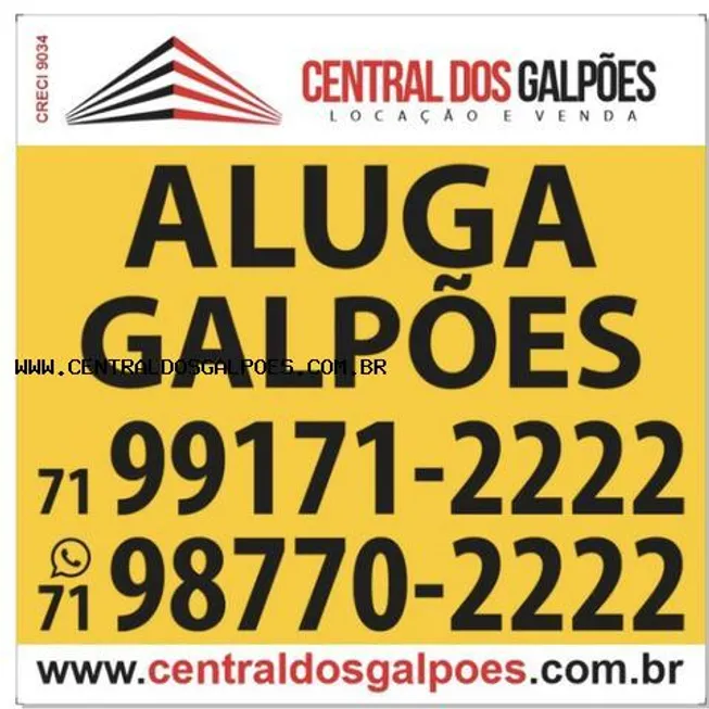 Foto 1 de Galpão/Depósito/Armazém à venda, 900m² em Pirajá, Salvador