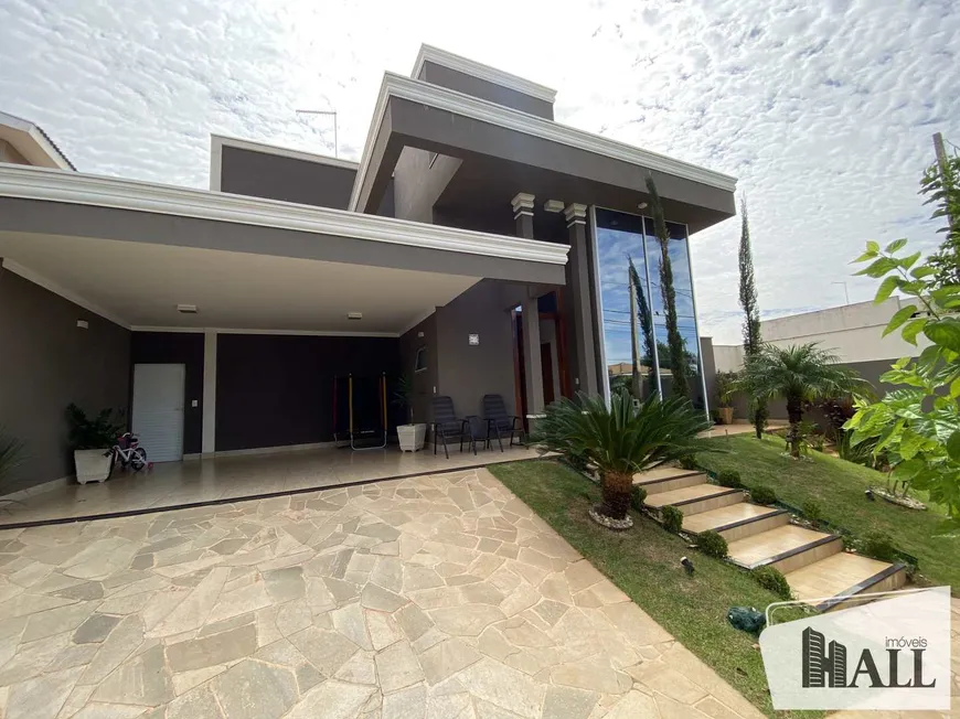 Foto 1 de Casa de Condomínio com 3 Quartos à venda, 250m² em Parque Residencial Damha IV, São José do Rio Preto