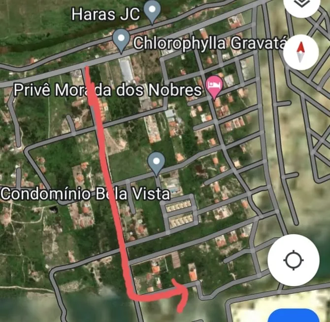 Foto 1 de Lote/Terreno à venda, 1000m² em Cruzeiro, Gravatá