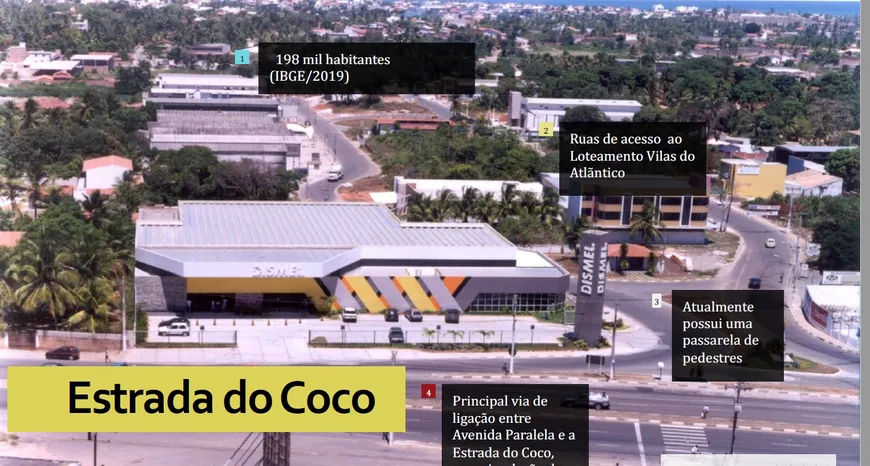 Foto 1 de Ponto Comercial para alugar, 3500m² em Estrada do Coco, Lauro de Freitas