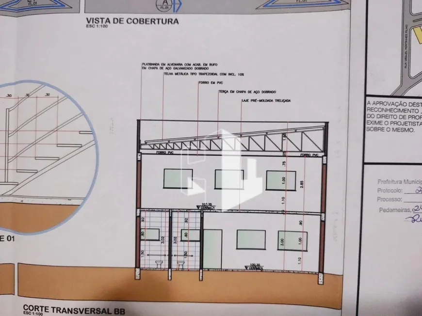 Foto 1 de Galpão/Depósito/Armazém à venda, 160m² em , Pederneiras