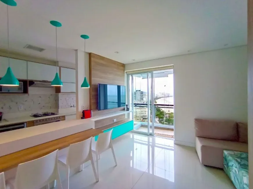 Foto 1 de Apartamento com 1 Quarto para alugar, 73m² em Gonzaga, Santos