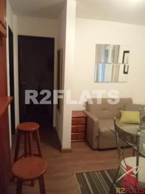 Foto 1 de Flat com 1 Quarto para alugar, 40m² em Jardins, São Paulo