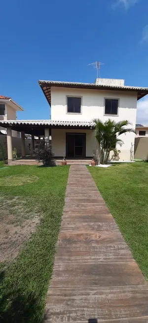 Foto 1 de Casa de Condomínio com 4 Quartos à venda, 180m² em Busca Vida Abrantes, Camaçari