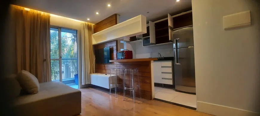 Foto 1 de Apartamento com 1 Quarto para venda ou aluguel, 36m² em Morumbi, São Paulo