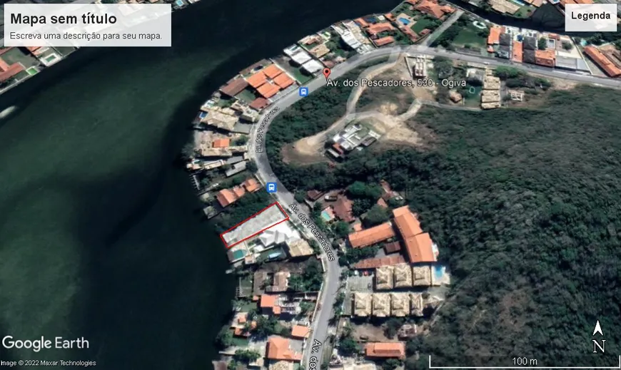 Foto 1 de Lote/Terreno à venda, 505m² em Ogiva, Cabo Frio