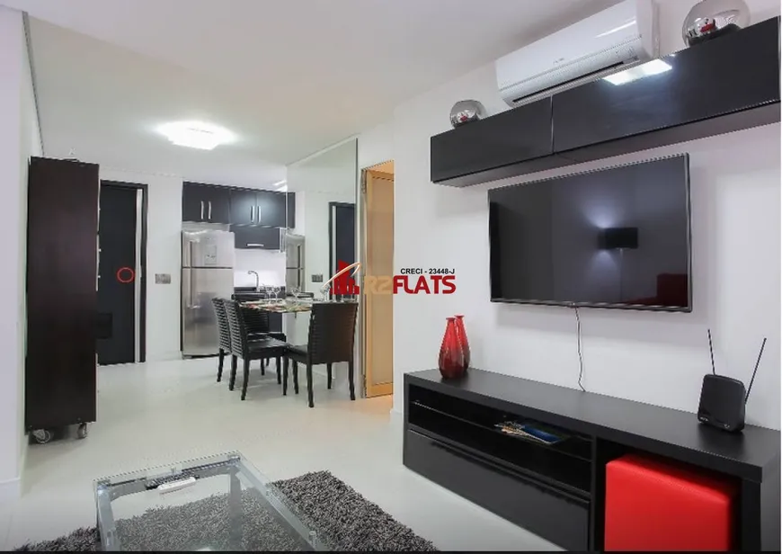 Foto 1 de Apartamento com 1 Quarto à venda, 70m² em Brooklin, São Paulo