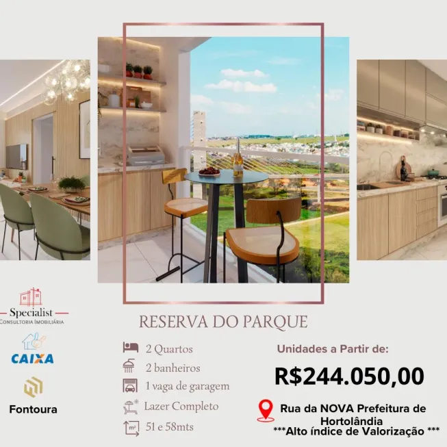 Foto 1 de Apartamento com 2 Quartos à venda, 58m² em Jardim Nova Boa Vista, Hortolândia