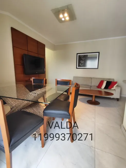 Foto 1 de Apartamento com 2 Quartos para alugar, 55m² em Vila Indiana, São Paulo