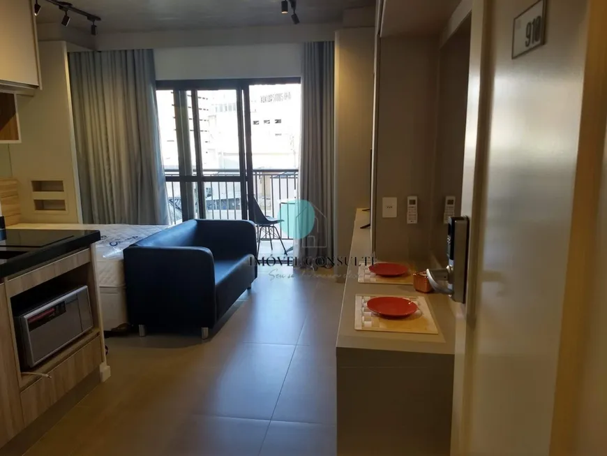 Foto 1 de Apartamento com 1 Quarto para alugar, 33m² em República, São Paulo