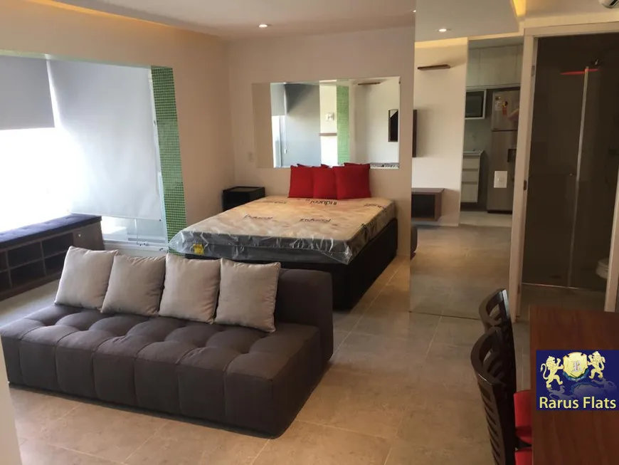 Foto 1 de Flat com 1 Quarto à venda, 45m² em Campo Belo, São Paulo