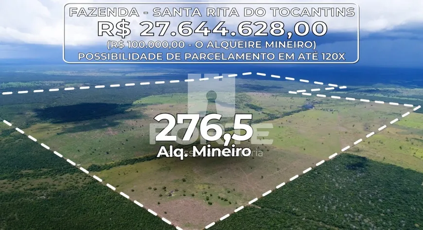 Foto 1 de Fazenda/Sítio com 3 Quartos à venda, 276m² em , Santa Rita do Tocantins