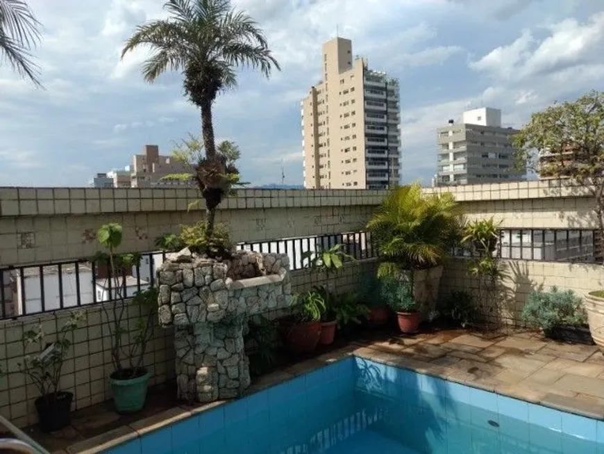 Foto 1 de Cobertura com 4 Quartos para alugar, 300m² em José Menino, Santos